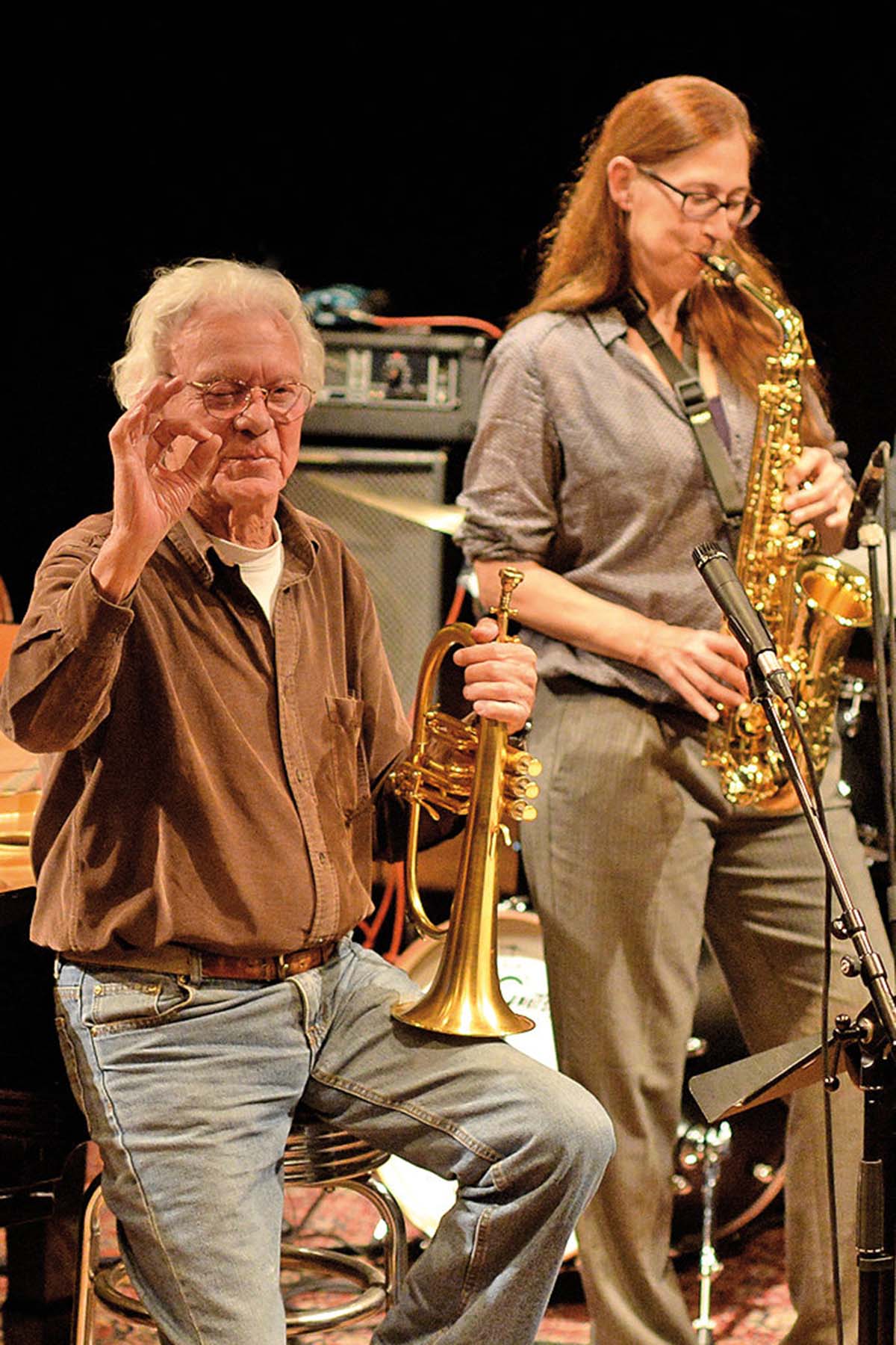 Ilona Haberkamp und Ack van Rooyen